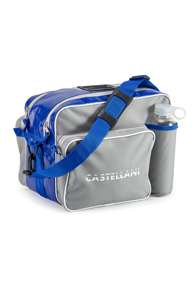 CASTELLANI | 238 3 POCKETS BAG グレー/ライトブルー
