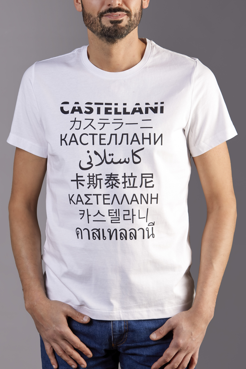 CASTELLANI | 131LANGUAGE T-SHIRT ホワイト
