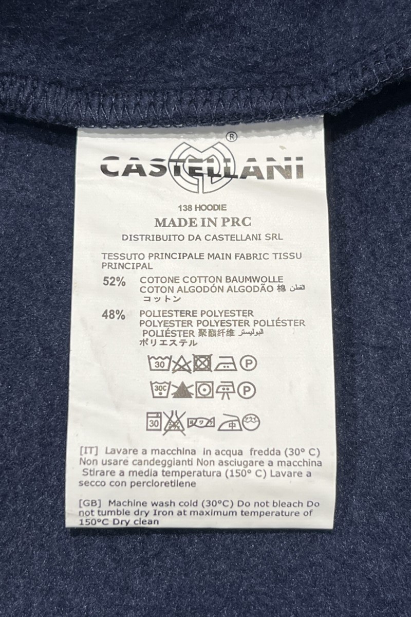 CASTELLANI | 138 CASTELLANI HOODIE【ネイビー/ ワインレッド】