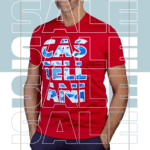 CASTELLANI | 121 CAMO TSHIRT レッド